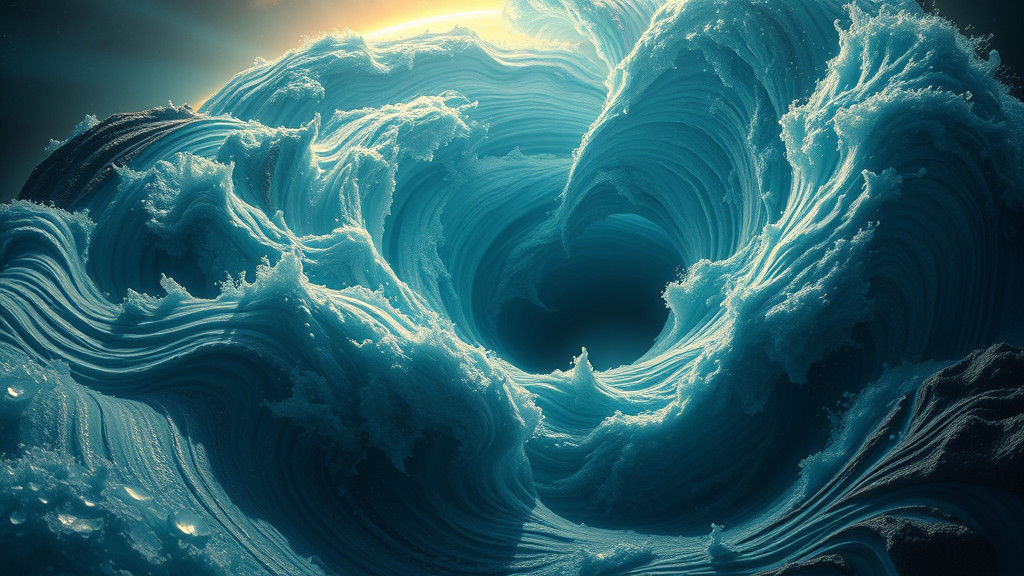 Epic Time Vortex in Cinematic Digital Painting
