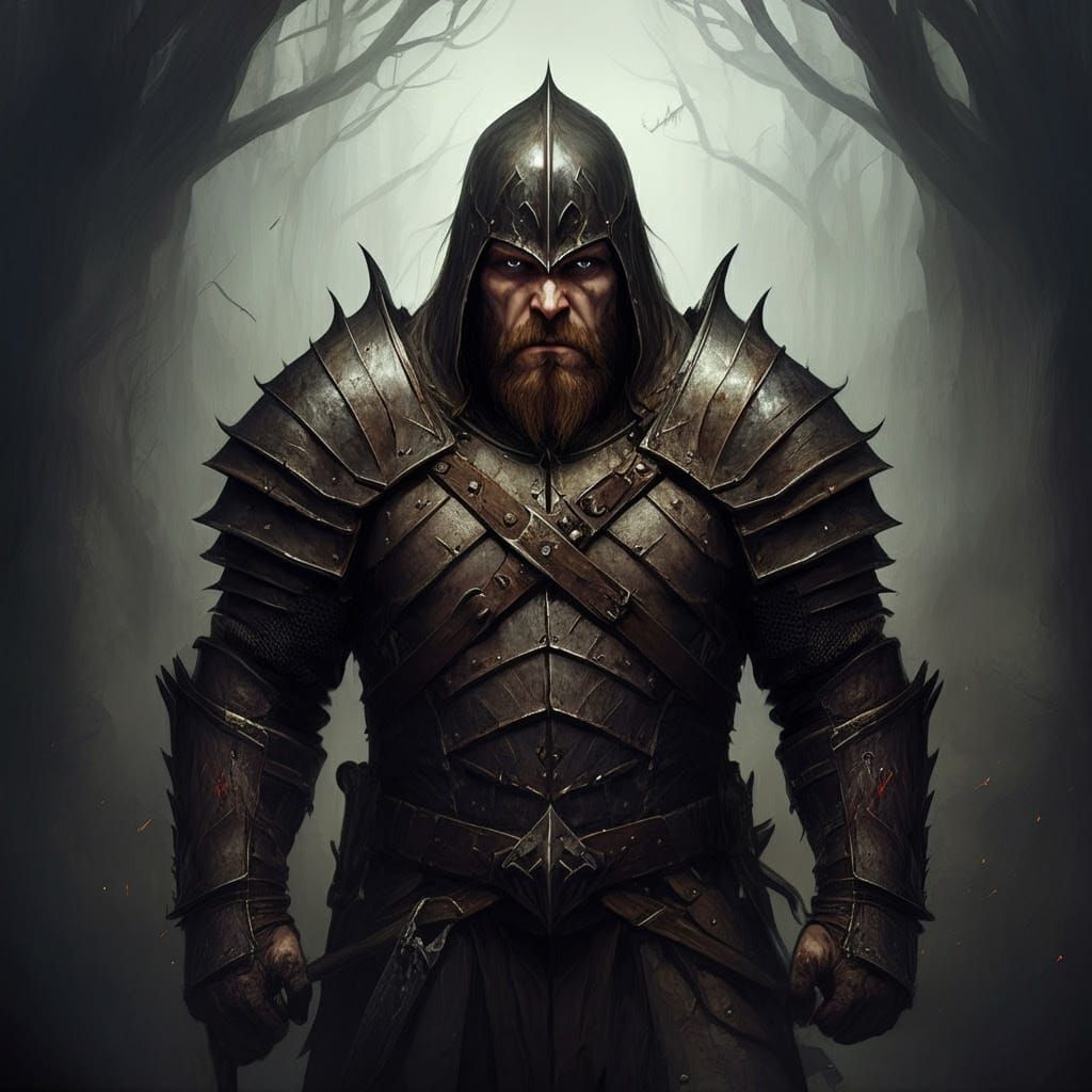 Dark Fantasy Landscape in Grimdark Style