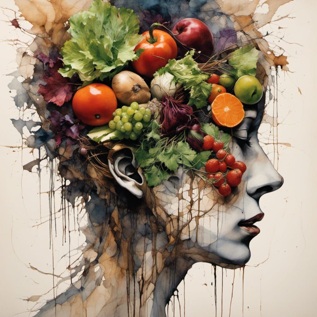 Nourish Your Brain with Fresh Produce Art
