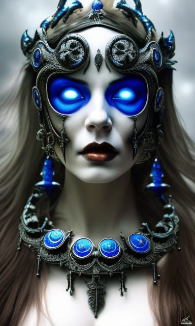 Gothic Dragon Knight in Ethereal Armor