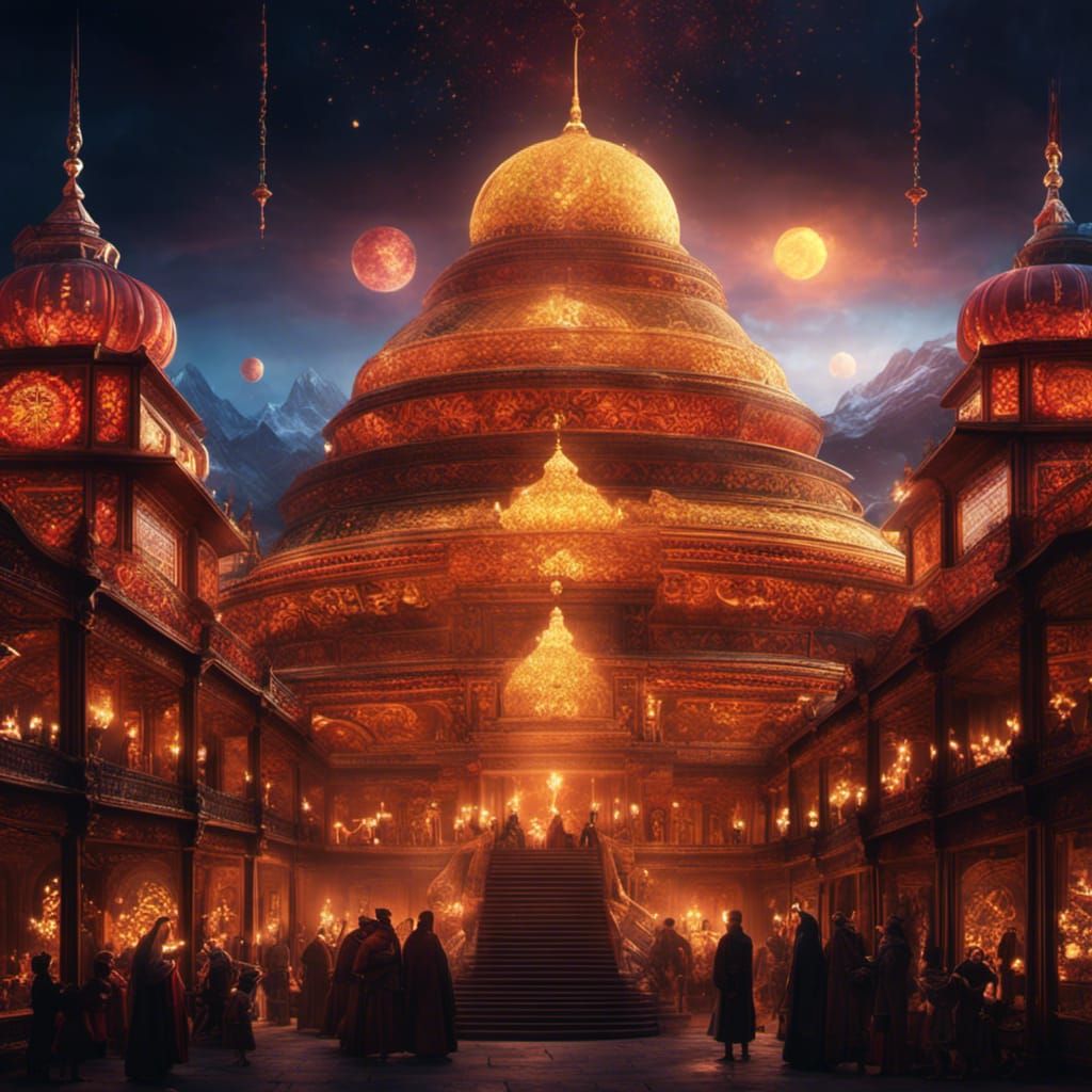 Epic Festival of Light: Digital Matte Painting
