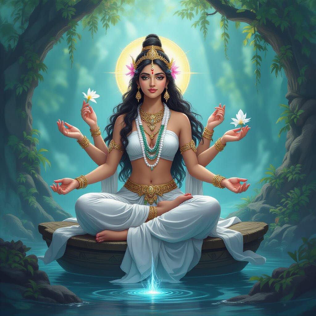 Goddess of Life: Symbolic Portrait