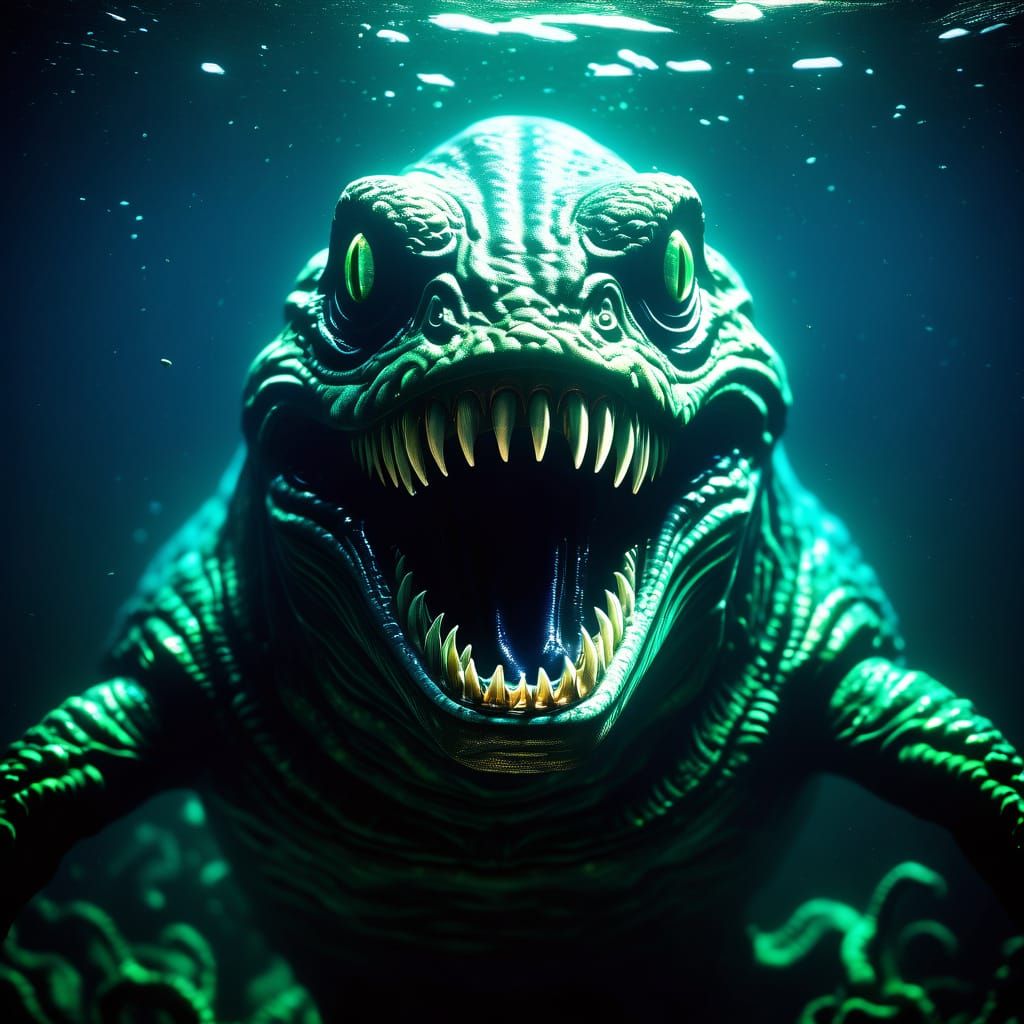 Eldritch Underwater Horror: The Bioluminescent Bloop