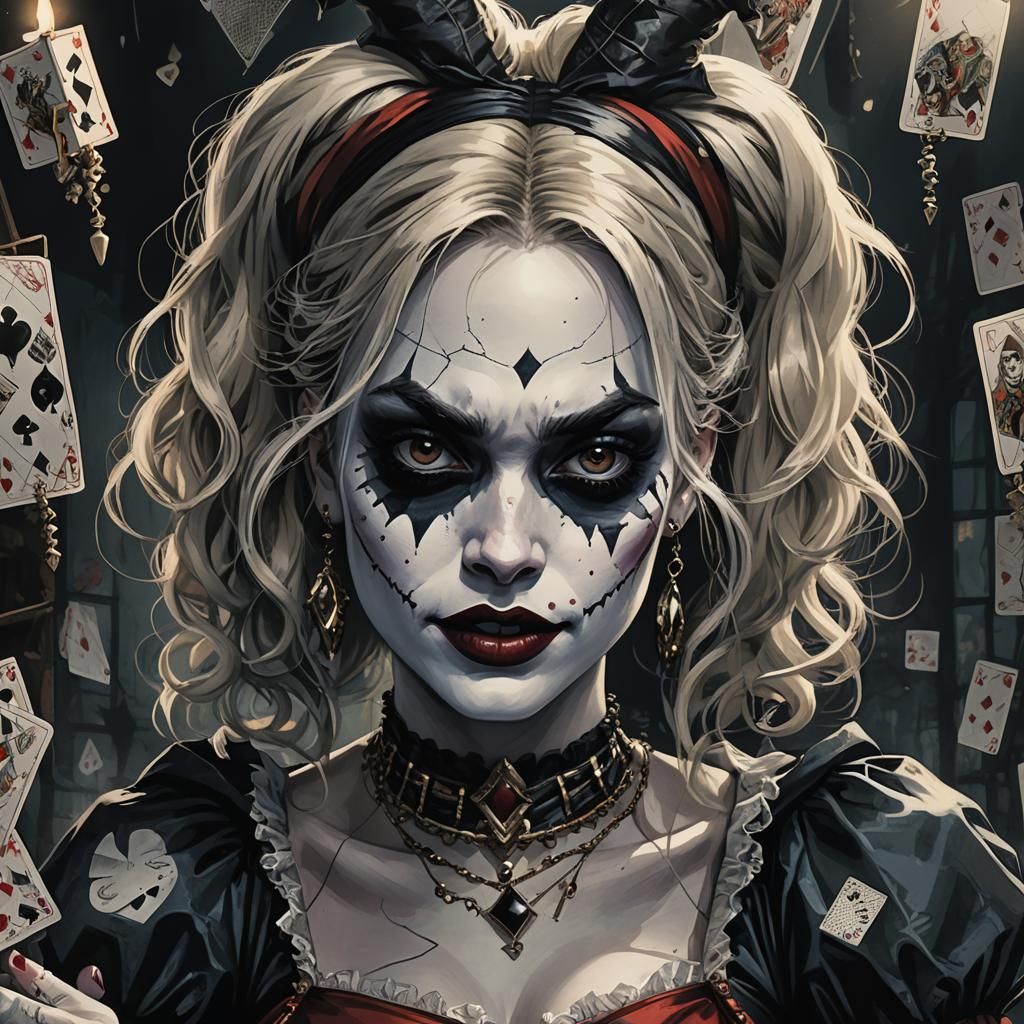 Harley Quinn in Dark Fantasy Carnival