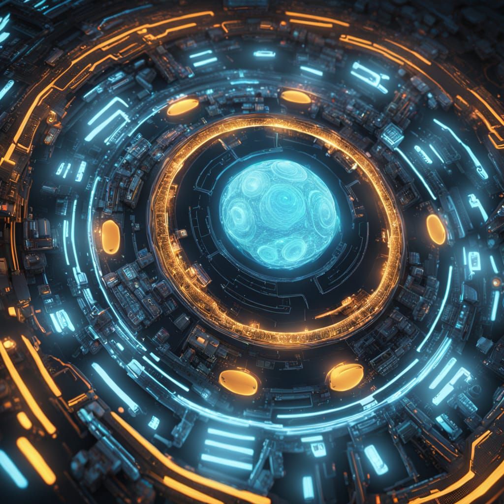 Shattered Egg Reveals Futuristic Bio-Computer with Nascent L...