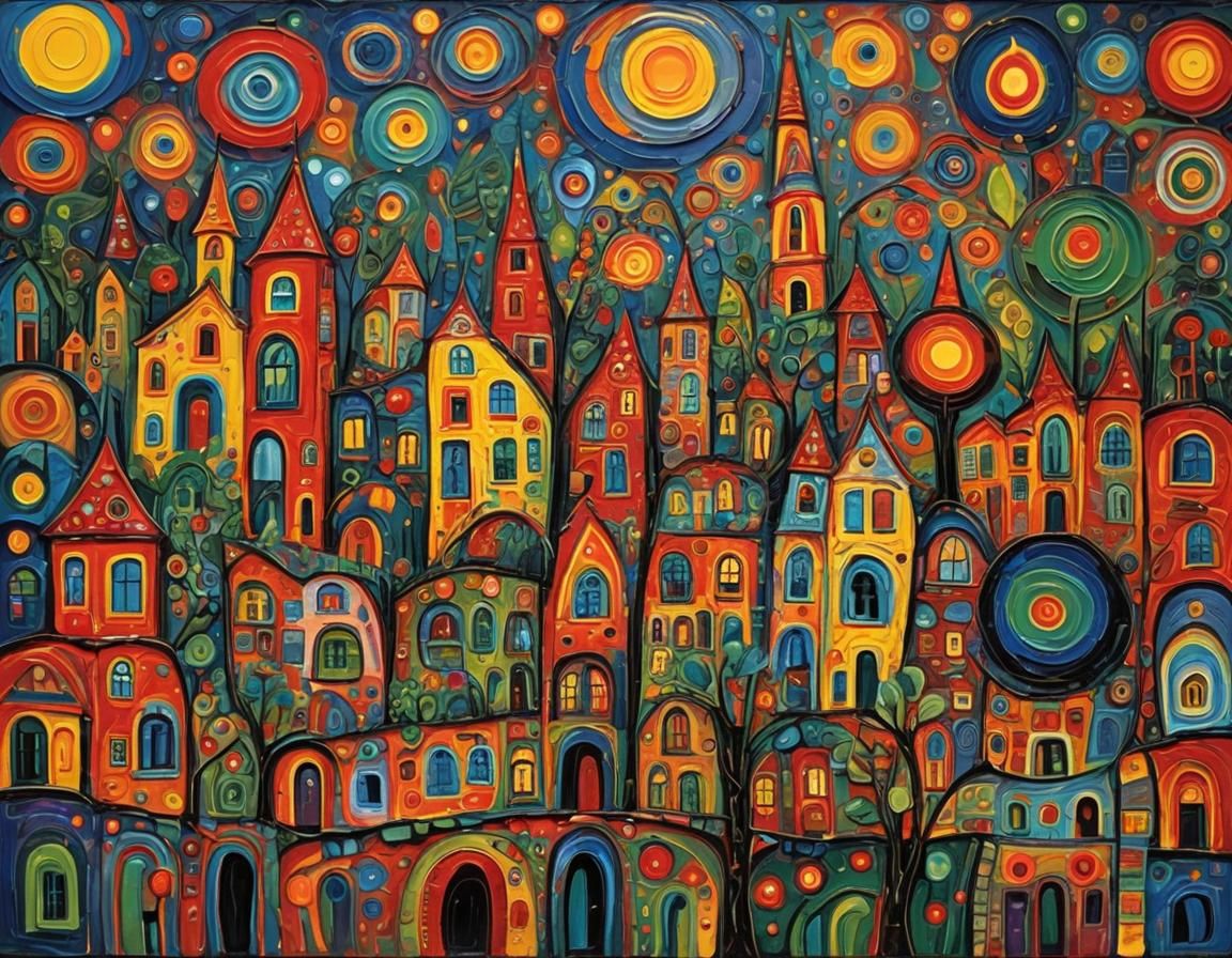 Naive Art, Palette Knife Style