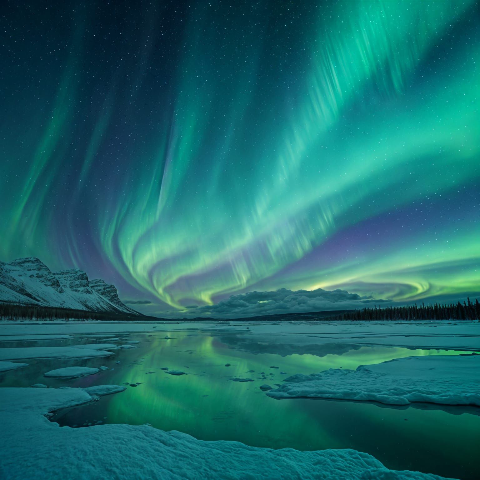 Magnificent Northern Lights Display