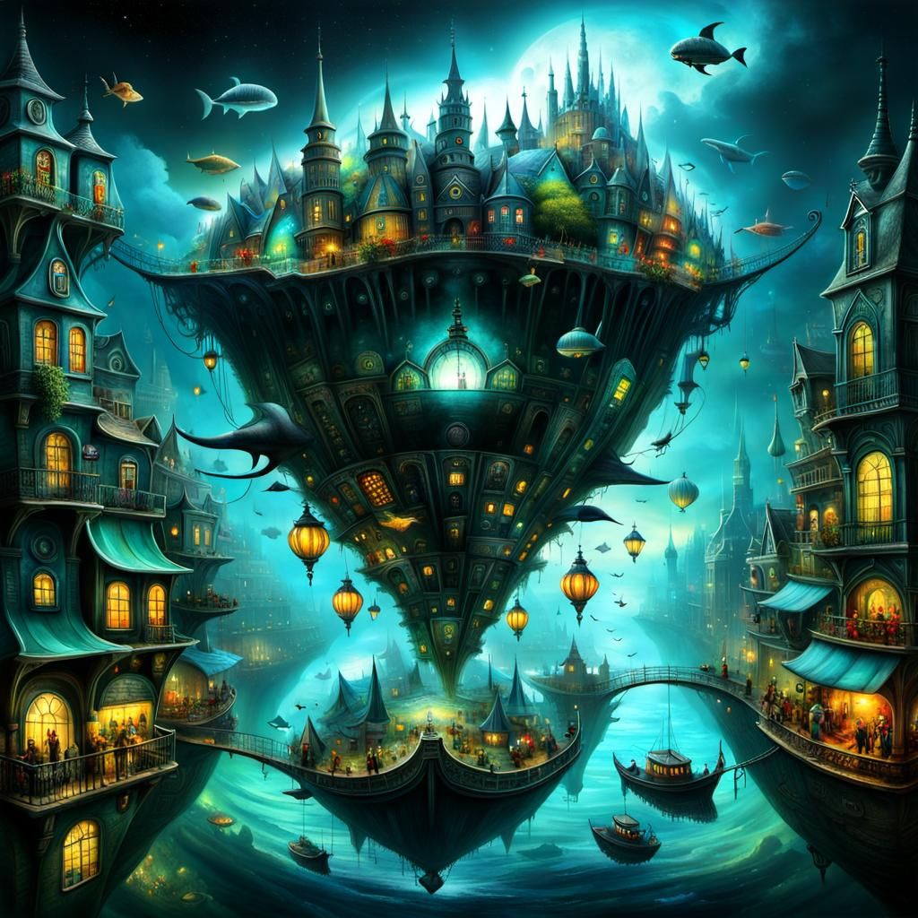 Surreal upside down