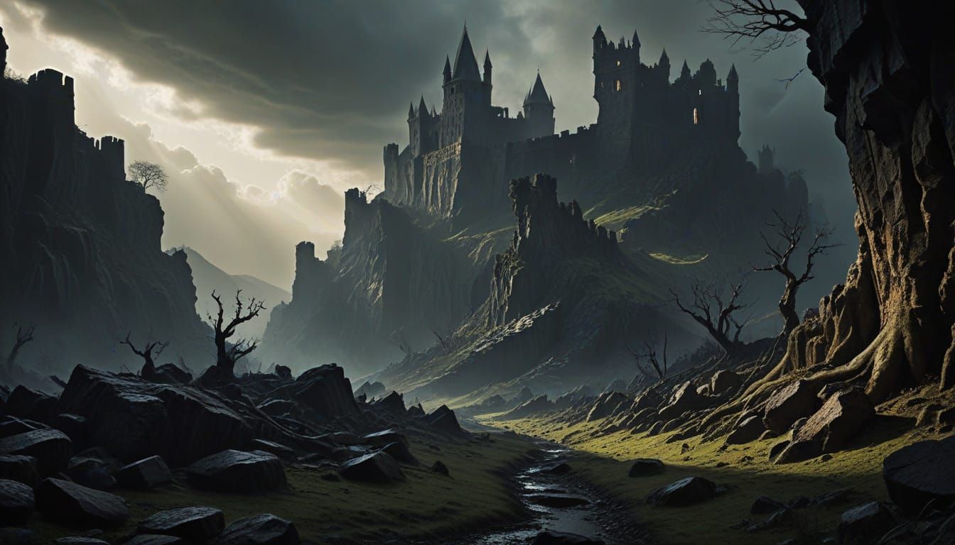 Oeth-Anoeth, a stronghold of Arawn Death-Lord