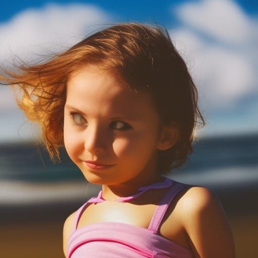Girl in Bikini in Divine Sunshine