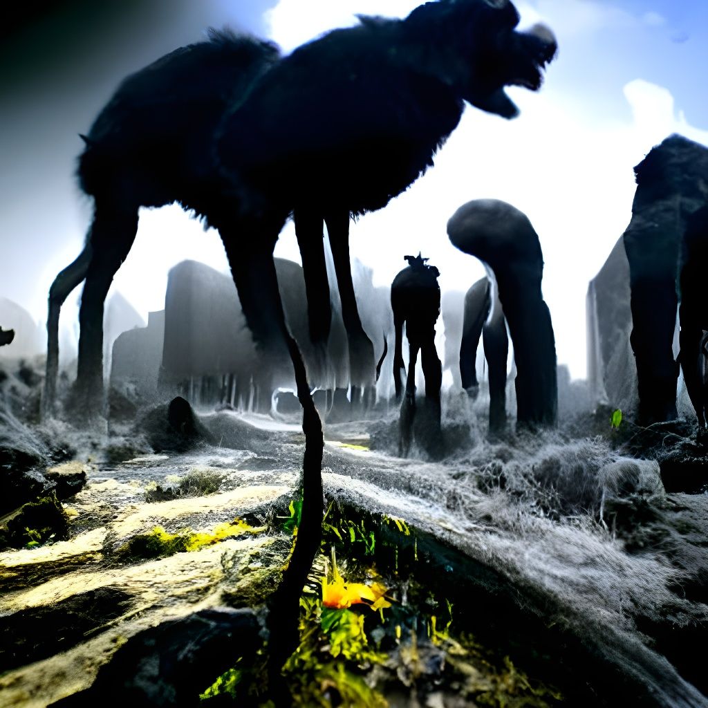 Haunted Swamp Forest Dominated by Hybrid Creatures