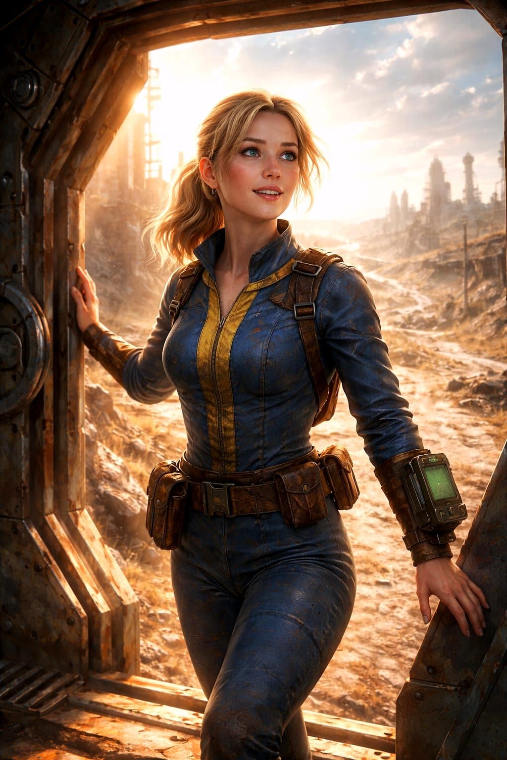 Optimistic Vault Dweller Emerges into Wasteland