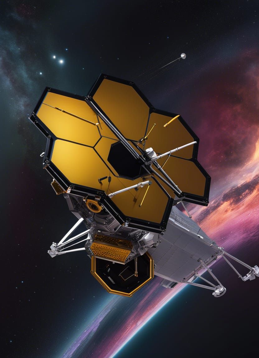 James Webb Telescope in Deep Space