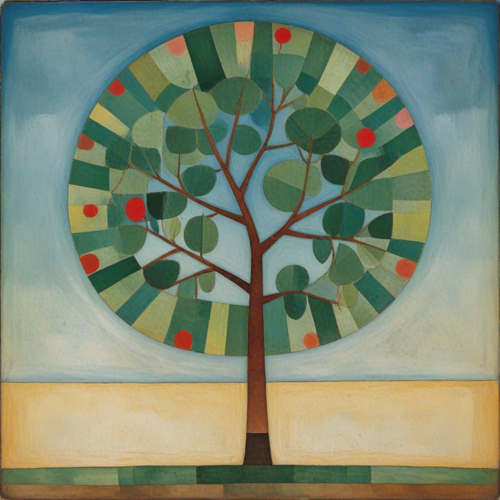 Tree in Expressive Abstract Style