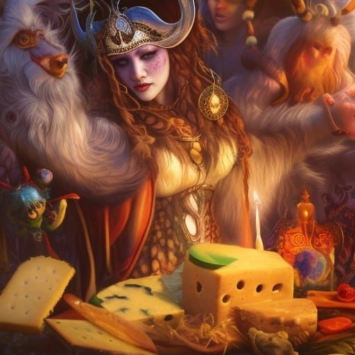 Surreal Celebration of Life, Death, and Cheese