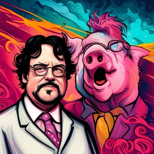 Professor Pyg Graffiti Art: Batman Comic Style
