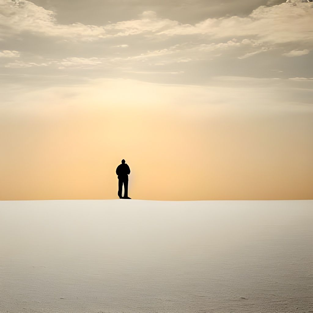 Vast Salt Desert Landscape in the Salinas