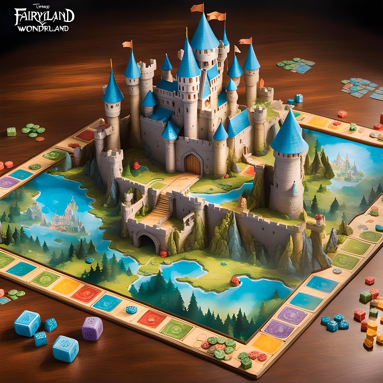 Fairytale Castle Board Game Adventure