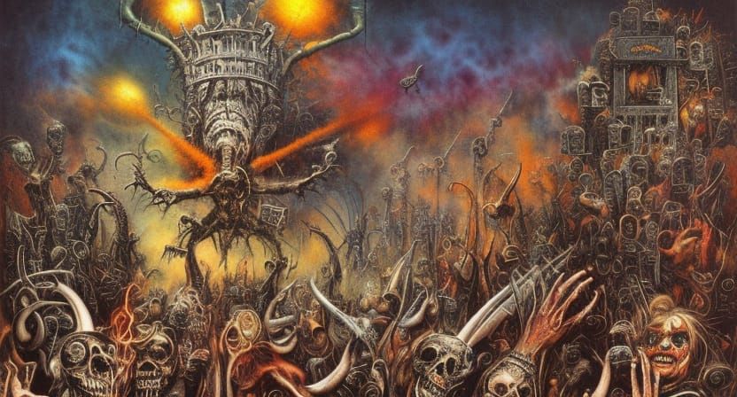 Brutal Death Metal Cover Art: Judgment Day