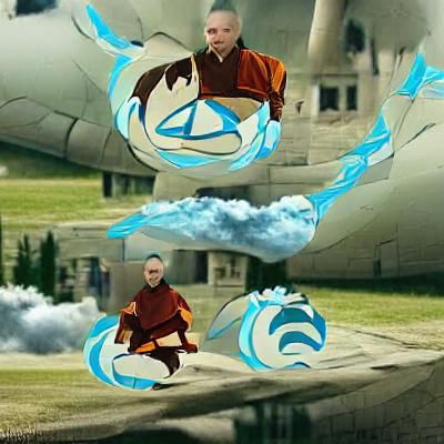 Dynamic Airbender Digital Art