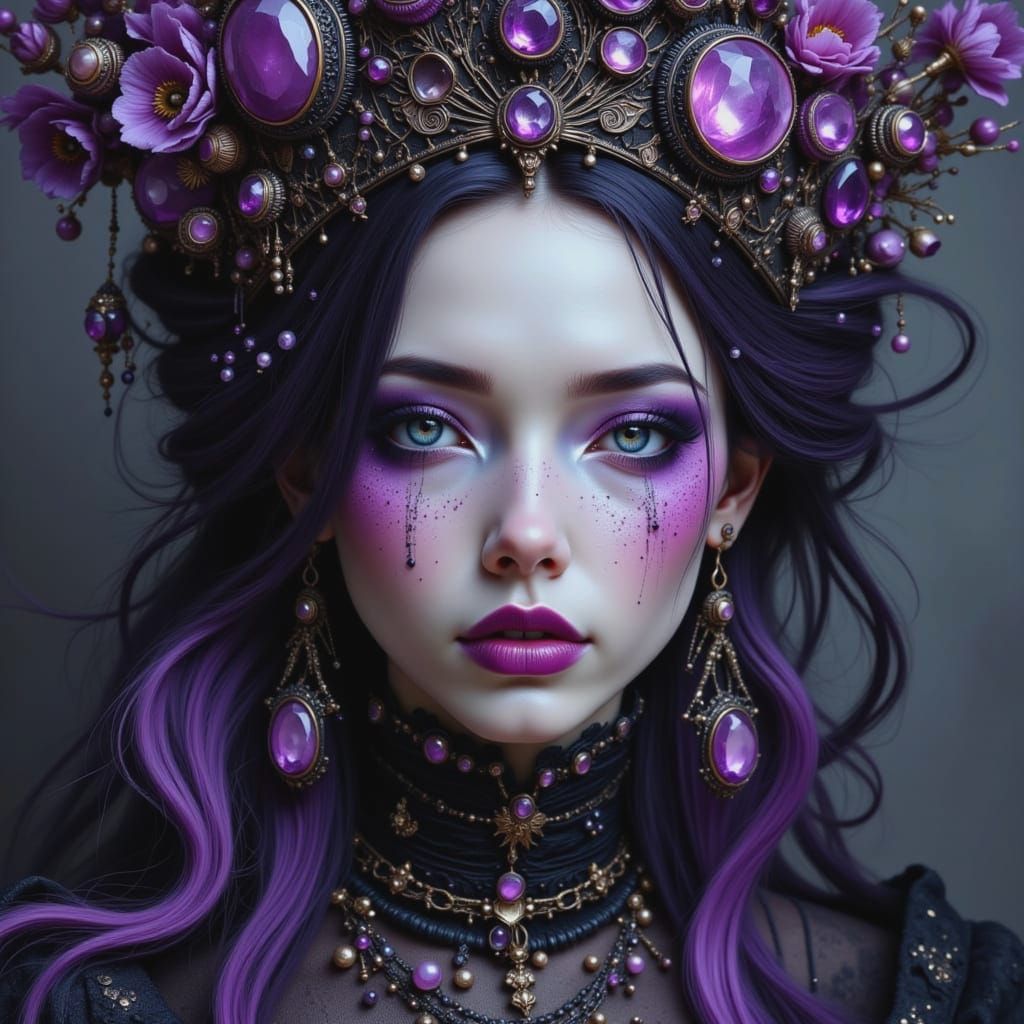 Gothic Nouveau Violet