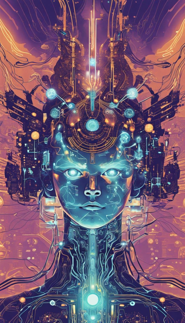 Astral data, corrupted circuitry dreams