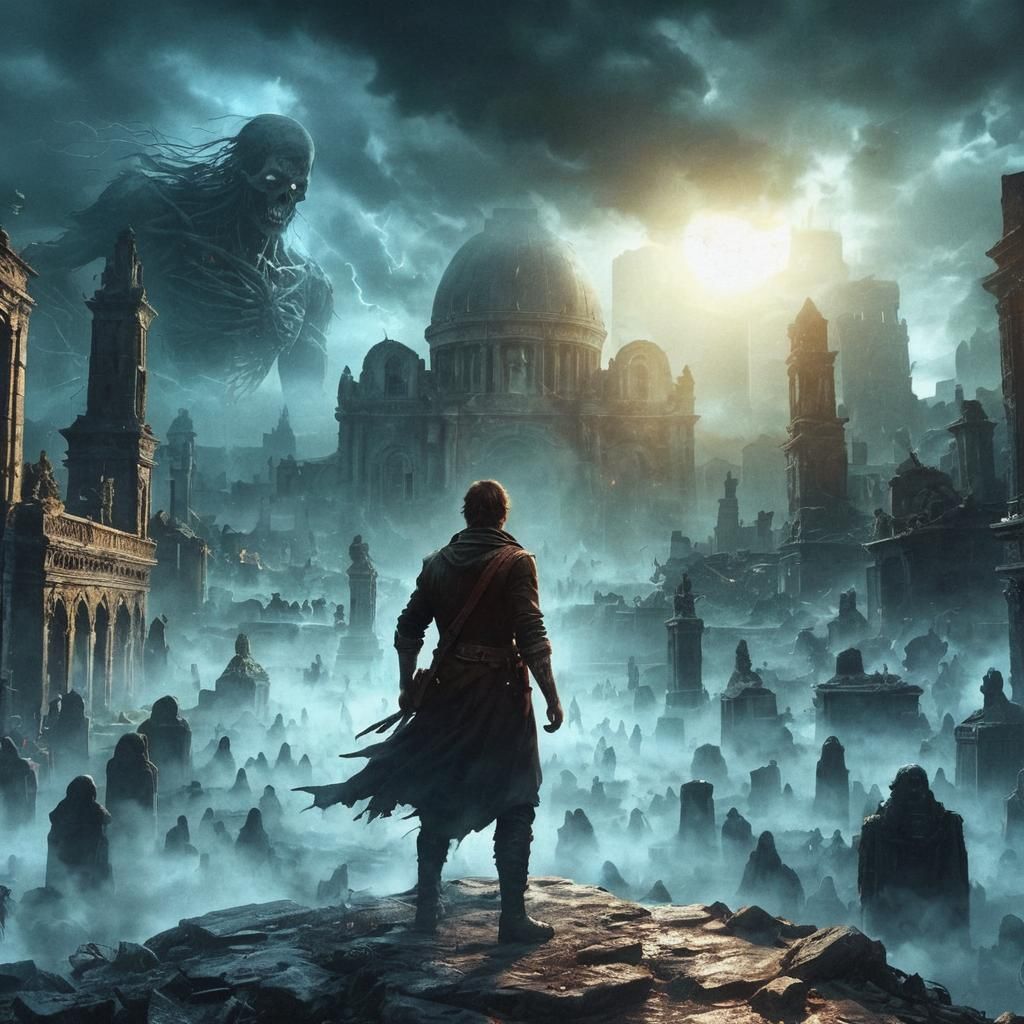 Infernal Necropolis: Gothic Horror Zombie Art