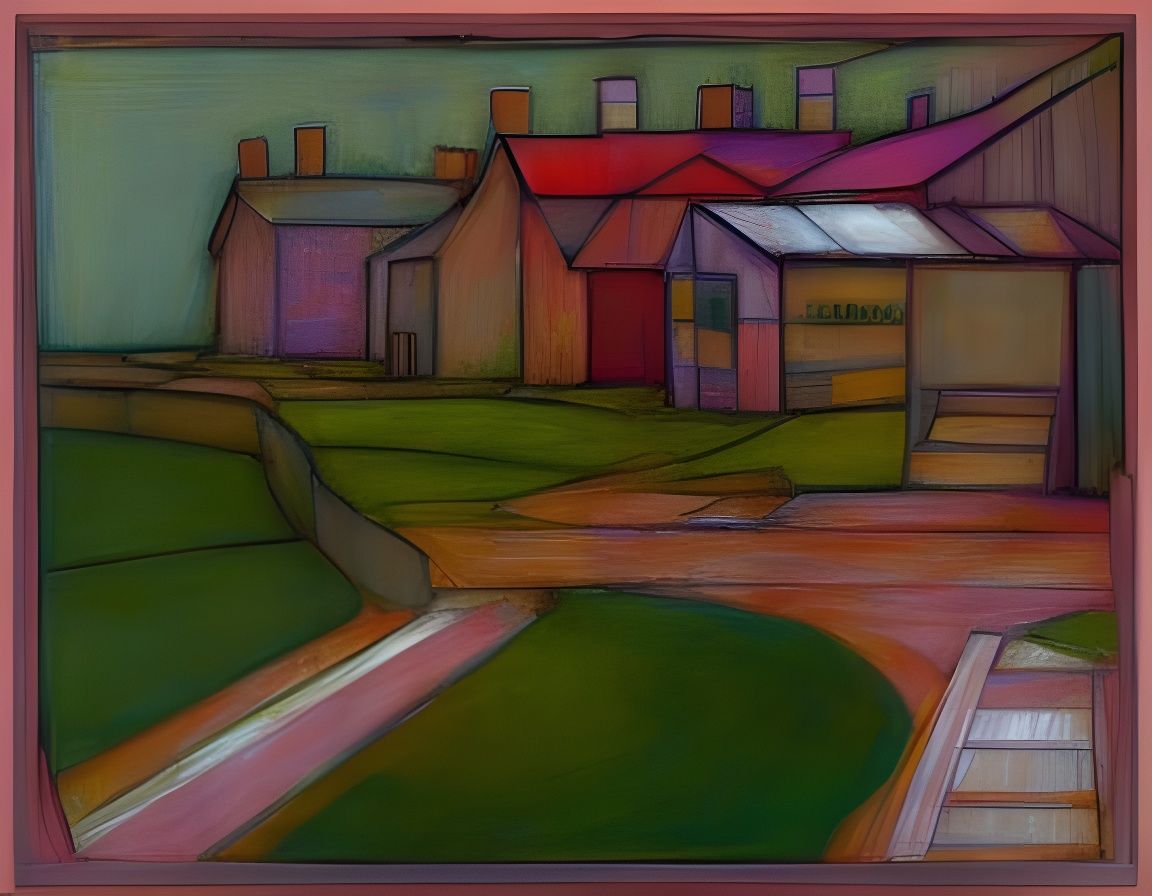 Garden View Window Inspired by Renaissance Masters