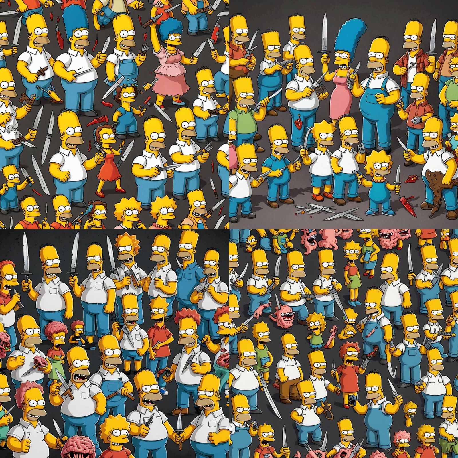 The Simpsons Reimagined as Realistic Characters