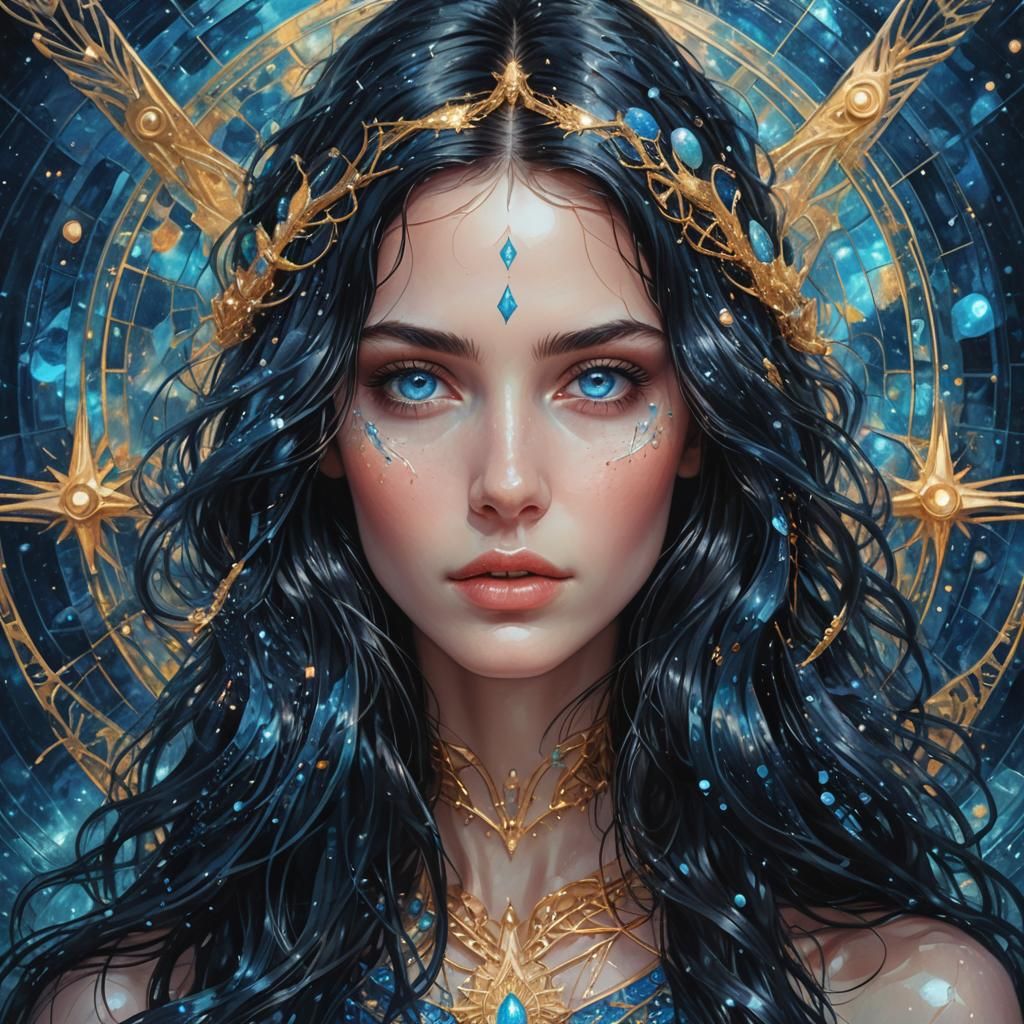 Blue eyed beauty.