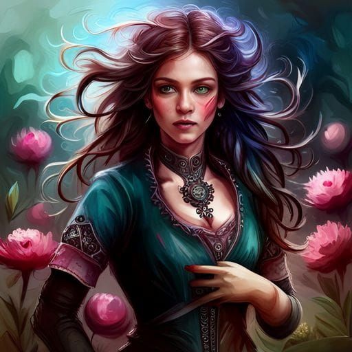 Pretty AI-Generated Portrait