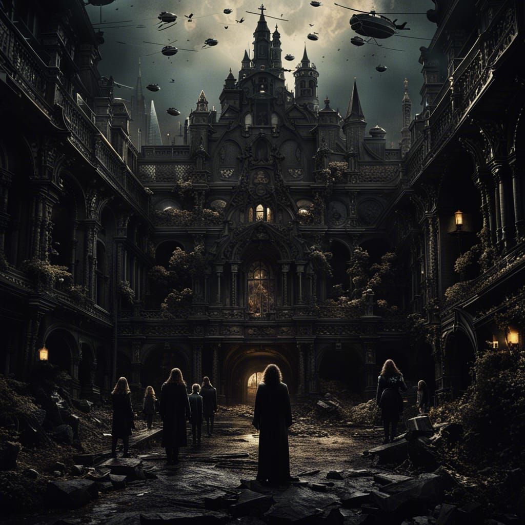 Epic Digital Matte Painting Inspired by Black Sabbath