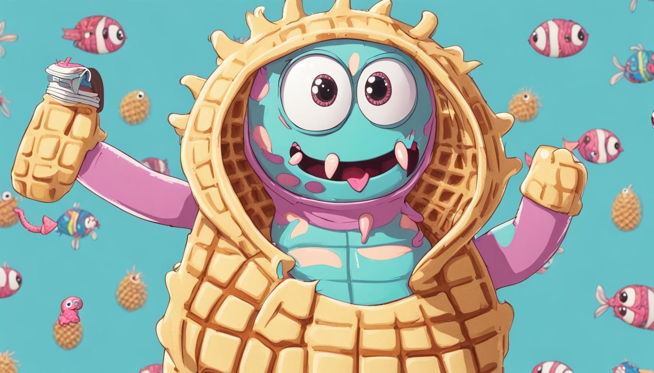 Waffle Monster's Swimsuit Adventure