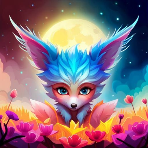 Fantasy Jungle Fox: Breathtaking Borderland Artwork