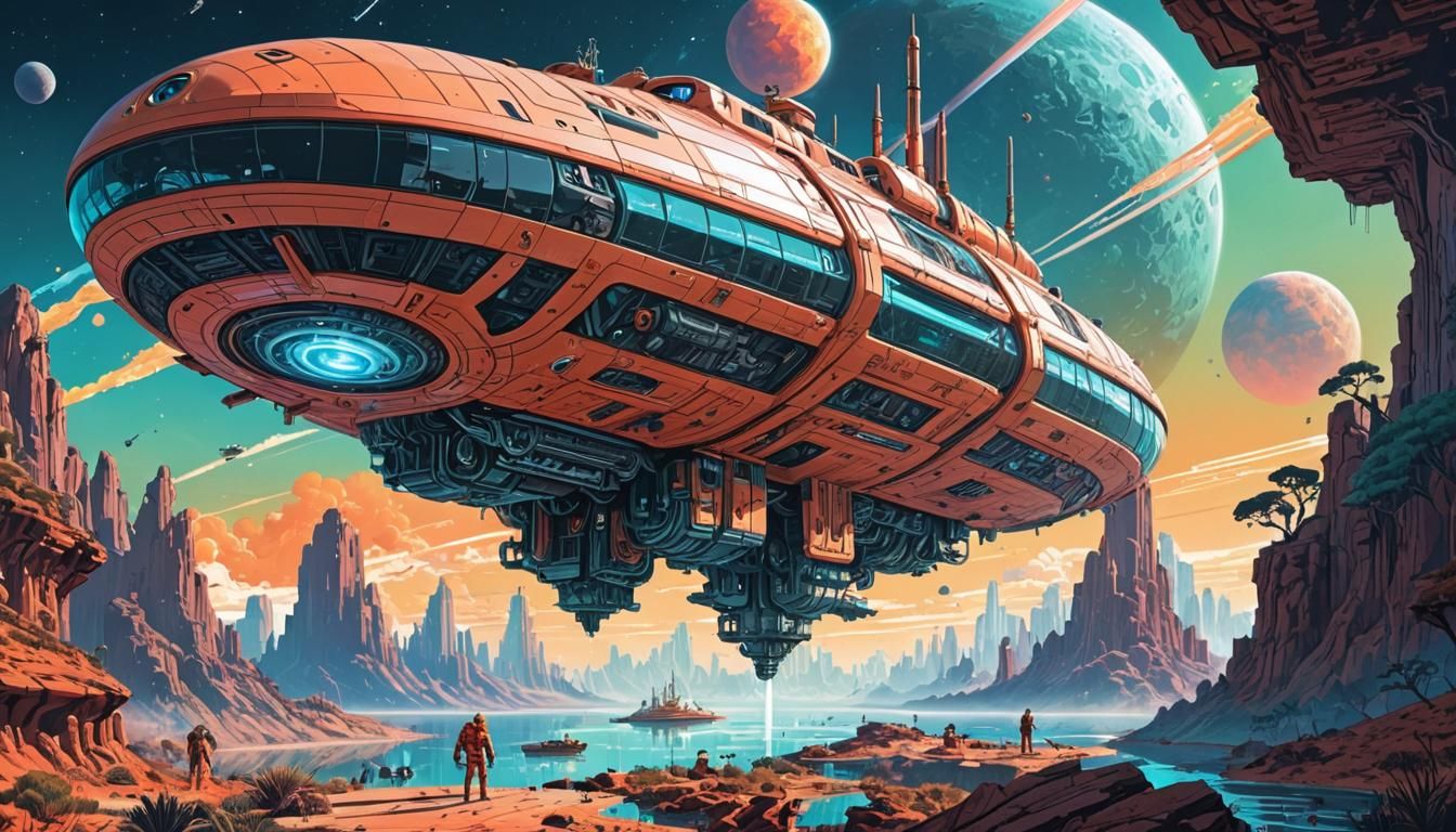 Dreamcore: Strange Planets and Neon Spacecraft