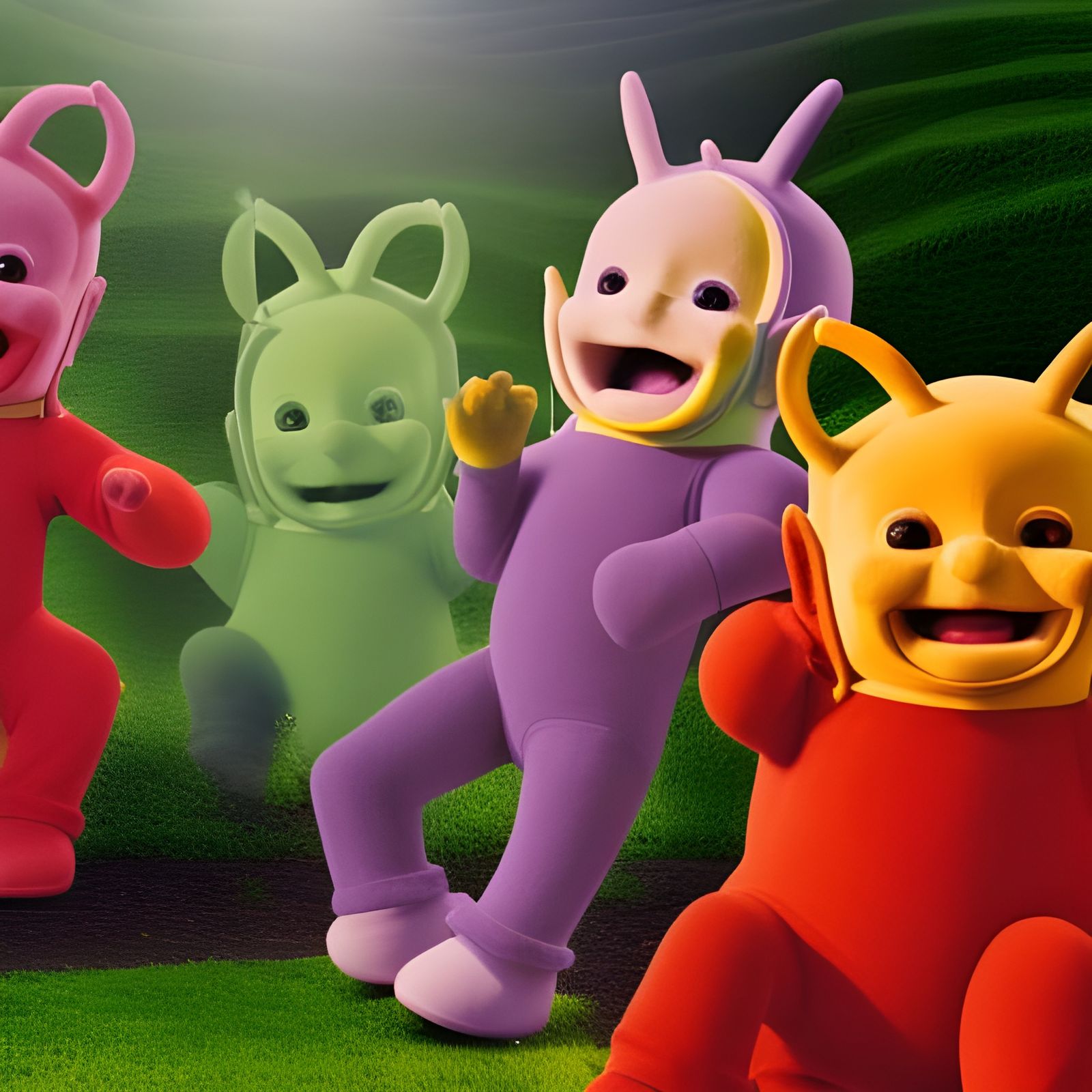 Teletubbies Smoking Crack: Professional Photography