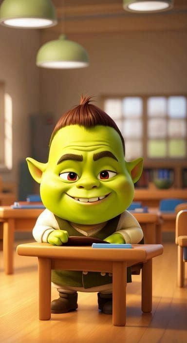 Shrek’s First Day of School