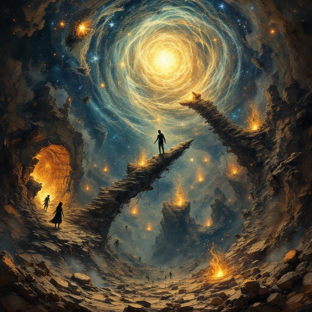 Imagined on an ancient mysterious parchment decoded chaotic ...