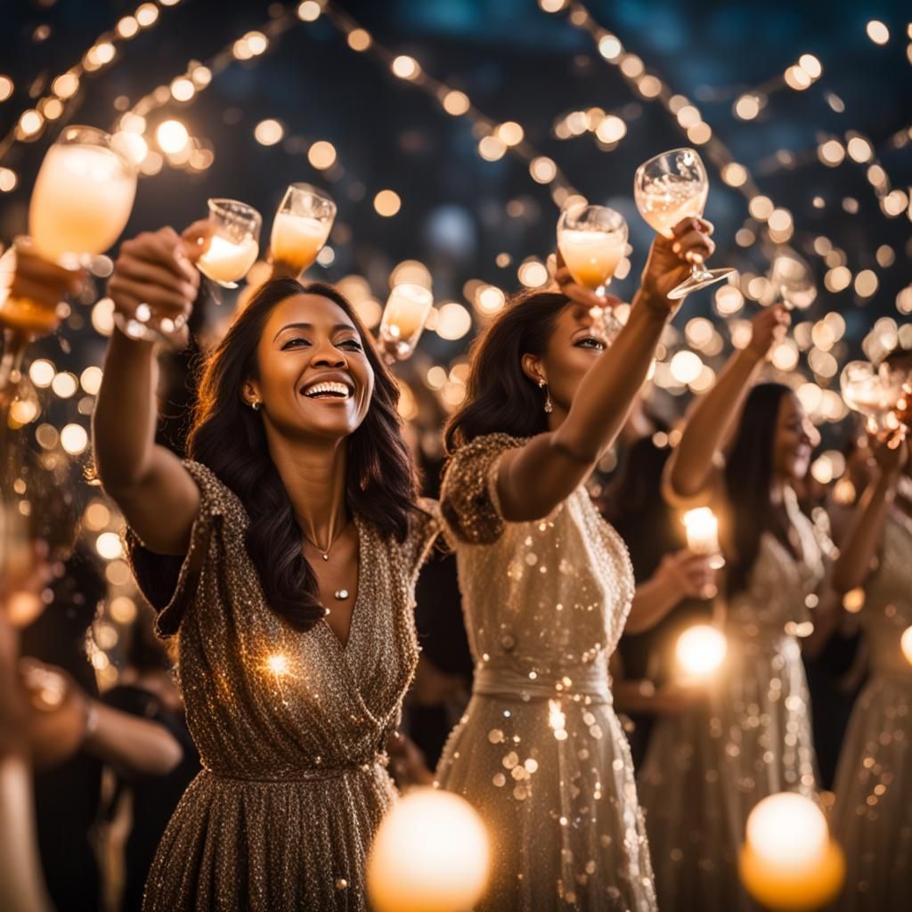 Ethereal Female Spirits Celebrate: Professional Photography