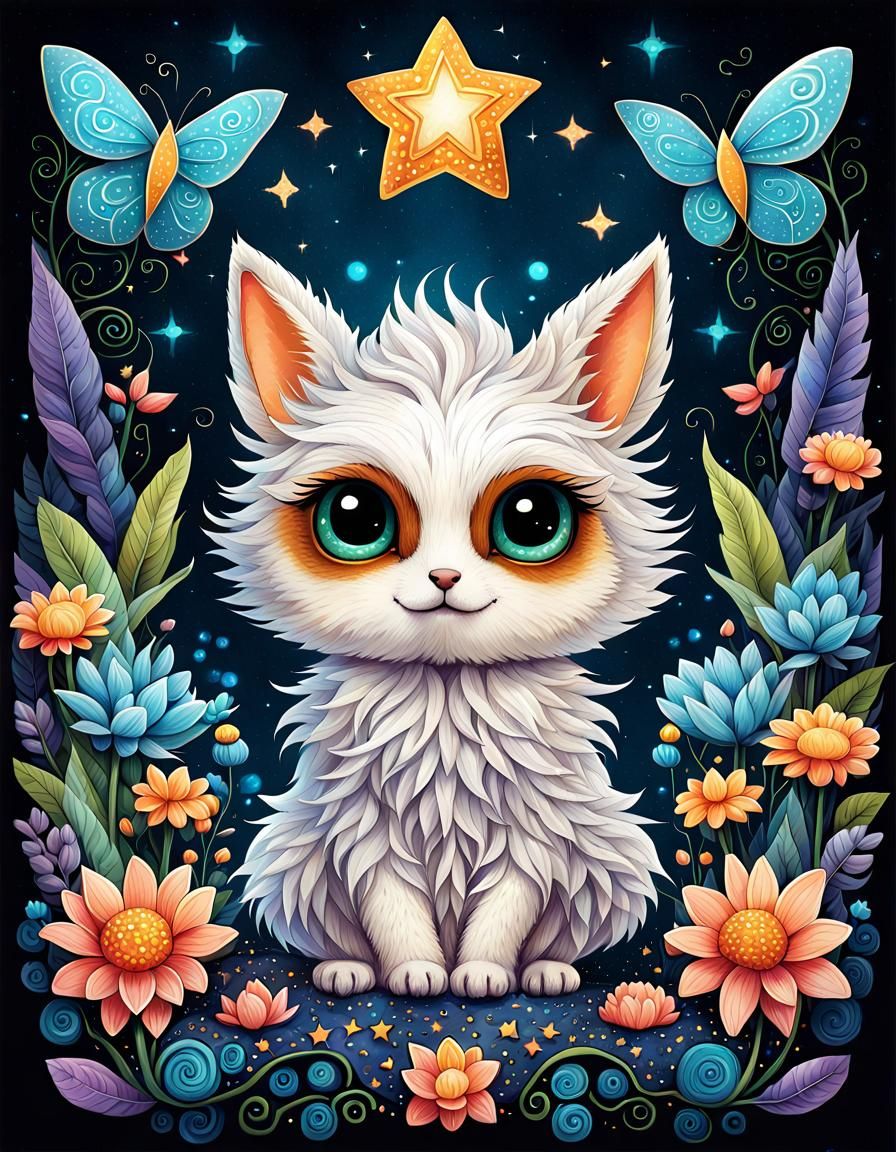 Magical Micro World with Cute Character