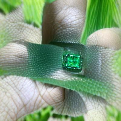 Perfect Green Emerald in 8K 3D