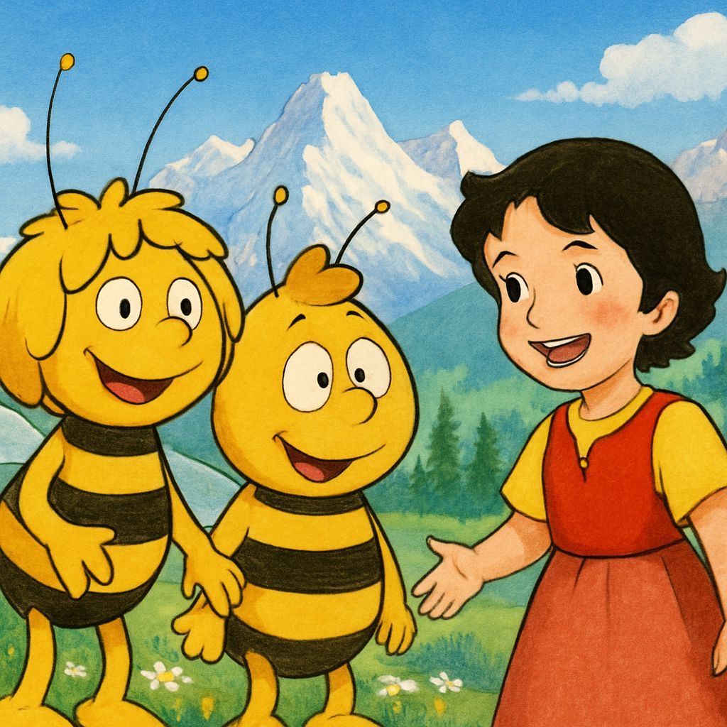 Maya the Bee and Willy Meet Heidi