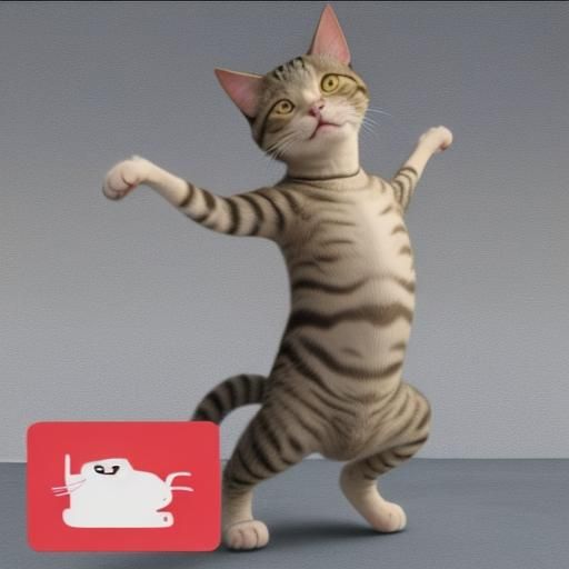 Funny Dancing Cat Meme with Subtitles