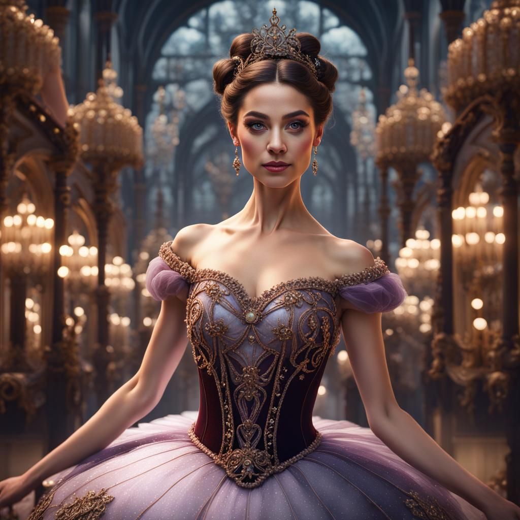 Sugar Plum Fairy: Detailed Matte Painting in 8K