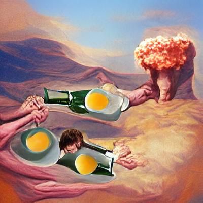 Nuclear Age David and Goliath Breakfast