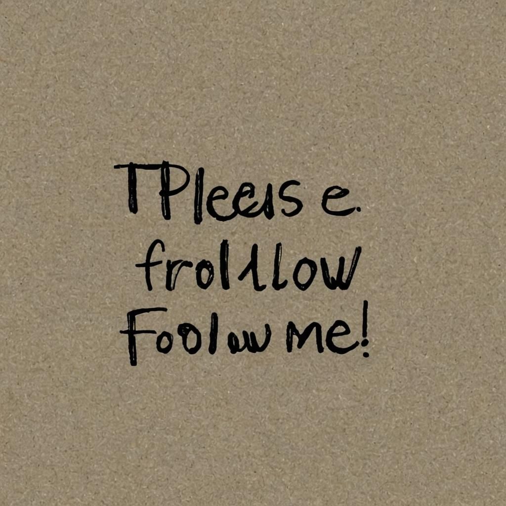 Please Follow Me!