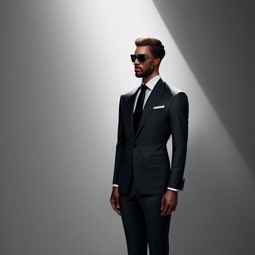 a perfectly tailored, nondescript suit that seems to absorb ...