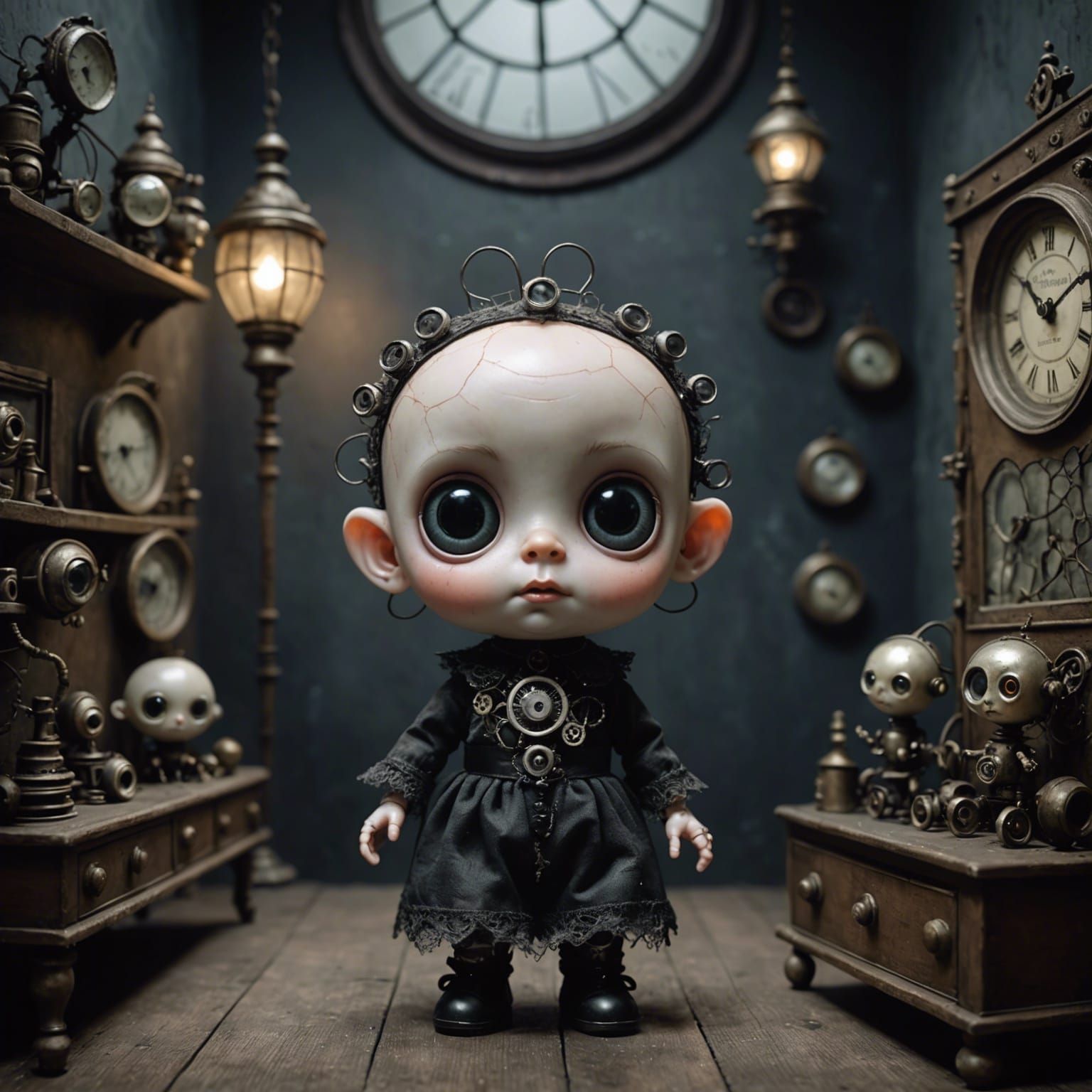 Tim Burton Kewpie doll