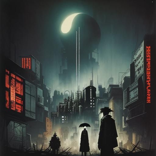 Demonic Figure in Glitching Liminal Space