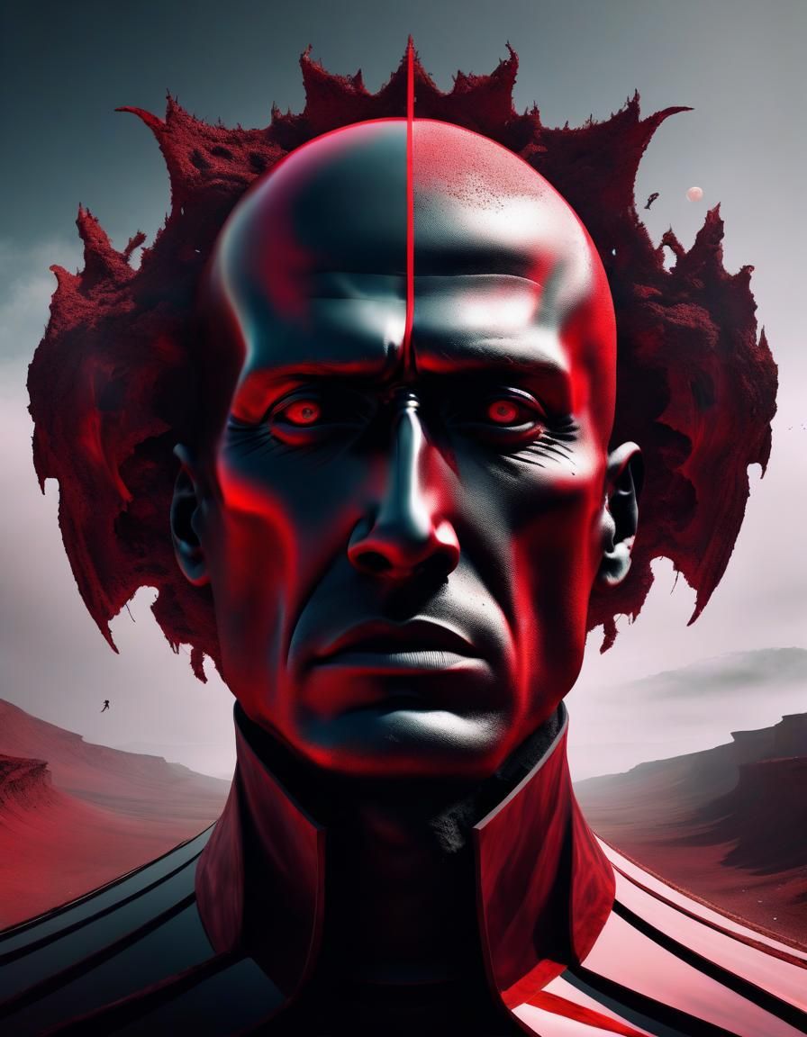 Surreal Illustration of Atelophobia in 8K Resolution